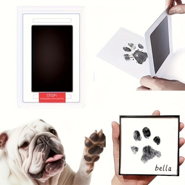 1pc Pet Paw Print Memorial Ink Pad With Touchless Ink For Pet Pawrint - Image 9