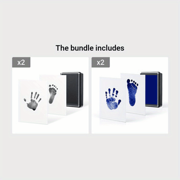 Timeless Impressions DIY Hand & Footprint Kit - Cherish Precious Memories, Perfect for Baby Showers, Christmas & Halloween - Easy, Sentimental Gift Idea - Image 9