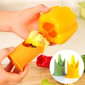 2pcs, Pepper Corer, Pepper Seed Remover, Plastic Chili Corer Remover, Household Pepper Seed Remover, Multifunctional Kitchen Jalapeno Seed Remover, Kitchen Tools