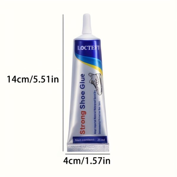 25ml Strong Adhesive Shoe Repair Glue - Waterproof, Fit for Faux & Sneakers, Durable Resin-Based Formula - Image 2