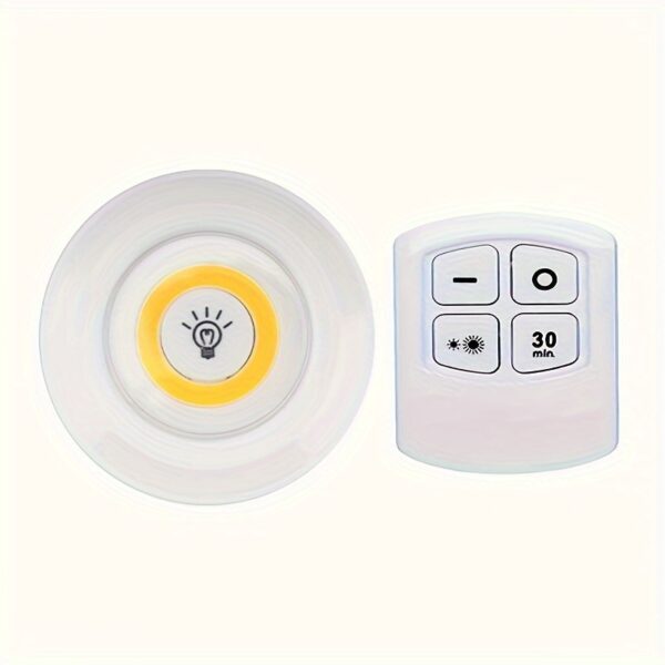 6pcs/3pcs/1pc Smart Wireless LED Under-Cabinet Lights COB Night Light With Remote Control For Wardrobe, Kitchen & More - Image 9