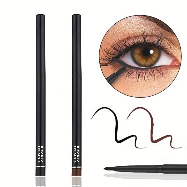 Long-lasting Waterproof Eyeliner Pencil With High Pigment For Women, Gentle On Eyes Skin, Makeup Tool - Image 2