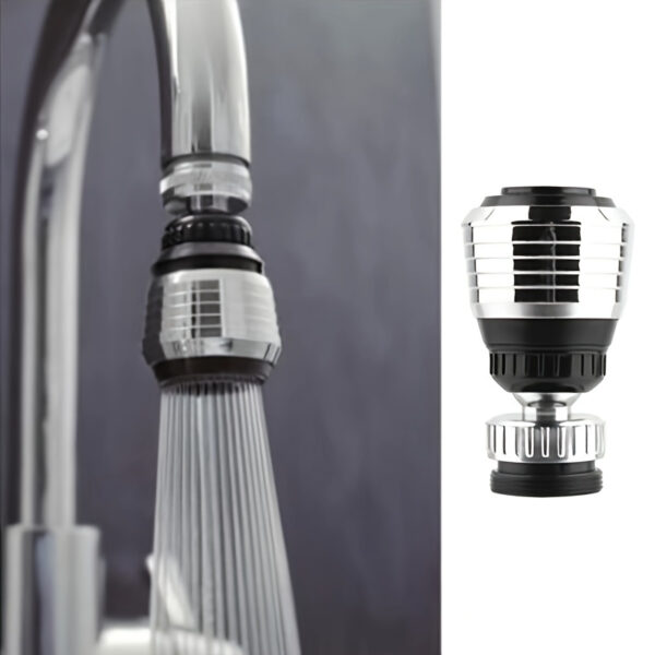360° Rotating Kitchen Faucet Aerator - Water-Saving Nozzle Filter & Diffuser Adapter, 1pc