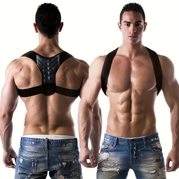 Posture Corrector for Women And Men - Adjustable Upper Back Posture Support And Shoulder Back Brace for Shoulder, Breathable And Comfortable
