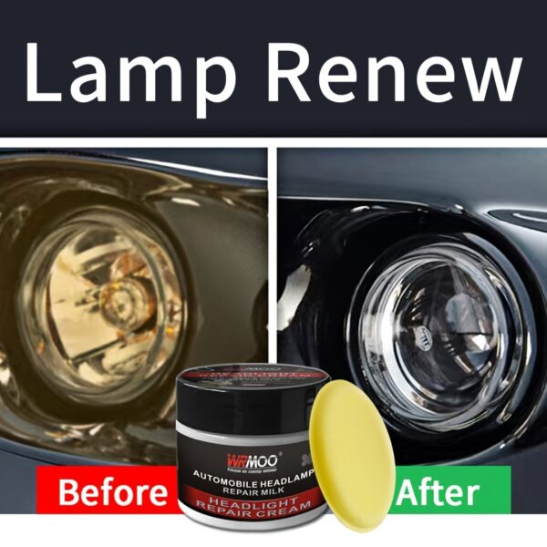 Car Headlight Restoration Kit - Crystal Plated Polish & Scratch Remover, Yellowing Prevention - Image 6