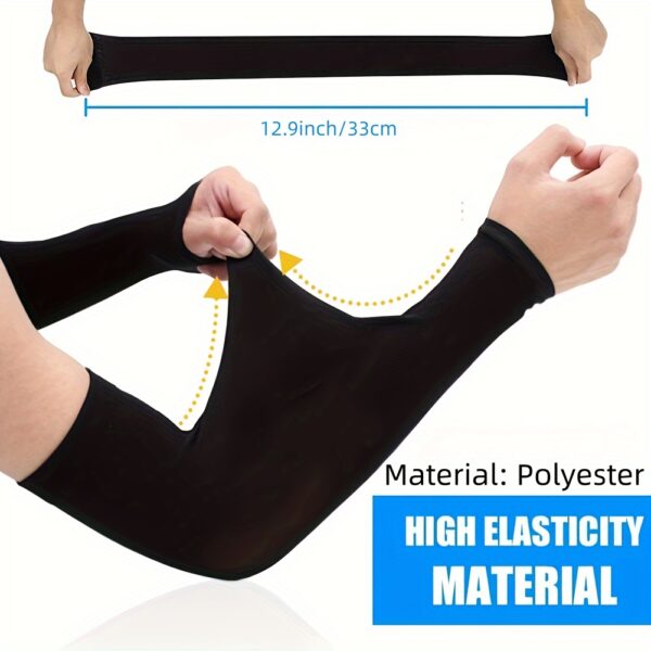Cooling Arm Sleeves For Men And Women - UV Sun Protection For Golf, Cycling, Running, And Driving - Stay Cool And Protected All Day - Image 4