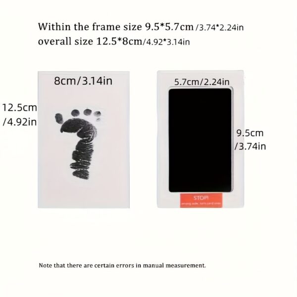 1pc Pet Paw Print Memorial Ink Pad With Touchless Ink For Pet Pawrint - Image 2
