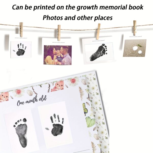 Timeless Impressions DIY Hand & Footprint Kit - Cherish Precious Memories, Perfect for Baby Showers, Christmas & Halloween - Easy, Sentimental Gift Idea - Image 8