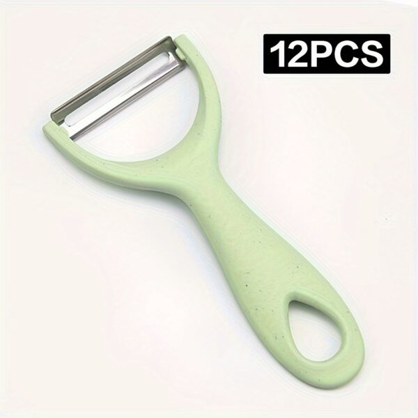 Stainless Steel Peeler, Ergonomic Handle, Easy Grip, Durable Kitchen Tool, Food-Safe Polypropylene Body, for Potatoes, Cabbage, Melons, Dishwasher Safe - Image 17
