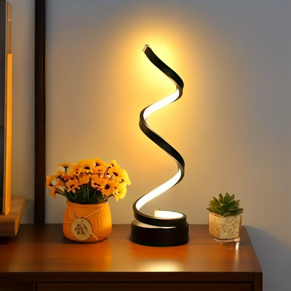 1pc The Original Spiral Lamp Is Suitable For Office, Bedroom, Living Room, Friends Give Gifts, USB Connection Is Easy To Use - Image 8