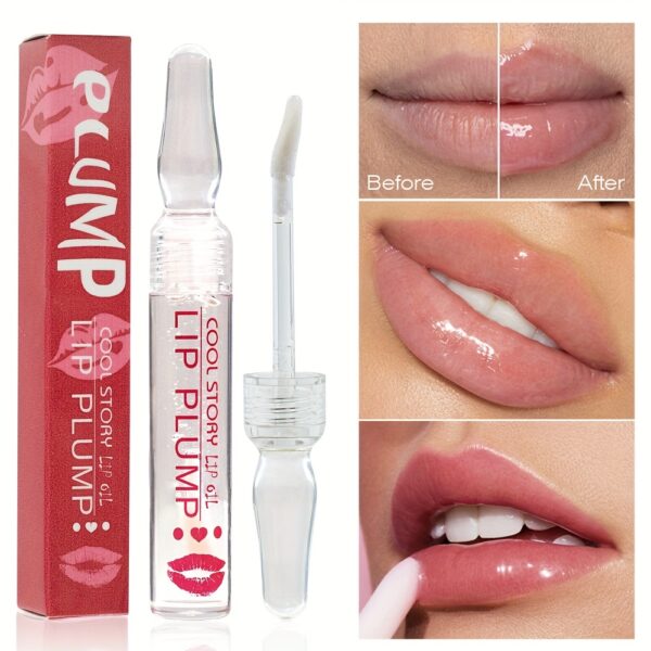 Lip Fuller Gloss, Moisturizing Hydrating Lip Serum, Fuller Lip Care. - Image 2