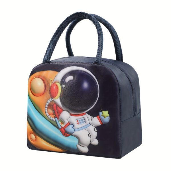 1pc Adorable 3D Pattern Girls Lunch Bag - Portable, Insulated & Retains Freshness - Perfect for School or Picnics - A Thoughtful Gift Idea - Image 14