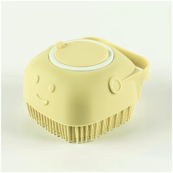 Soothing Pet Grooming Brush - Soft Silicone Massage for Relaxing Baths, Built-in Shampoo Storage, Dual-Purpose Tool for Dogs & Cats - Image 7