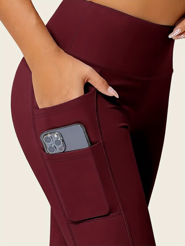 High Rise Butt Lifting Seamless Leggings with Phone Pockets, Women's Underwear & Shapewear - Image 9