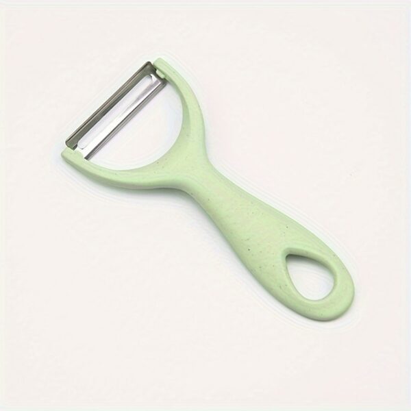 Stainless Steel Peeler, Ergonomic Handle, Easy Grip, Durable Kitchen Tool, Food-Safe Polypropylene Body, for Potatoes, Cabbage, Melons, Dishwasher Safe - Image 3