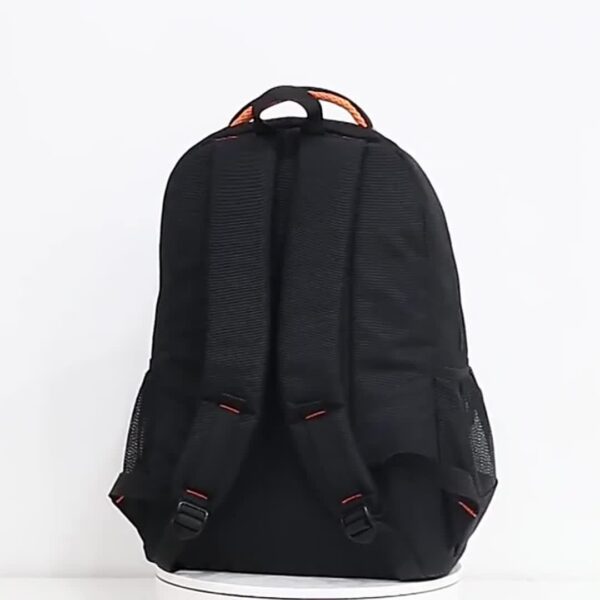Large Capacity Travel Backpack for Men - Durable Nylon, Adjustable Straps, Multi-Compartment Business and School Bag, Black, Backpack for Travel - Image 14