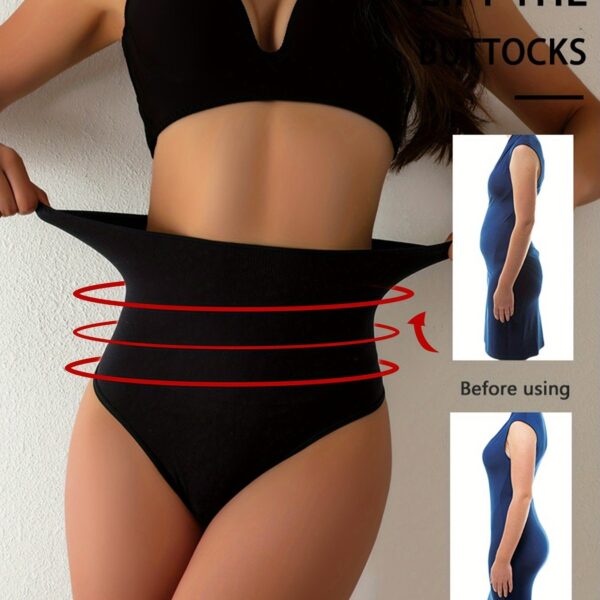 Seamless High-Waist Shaper Panties - Breathable Comfort, Firm Tummy Control - Essential Womens Shapewear for Daily Wear - Image 13