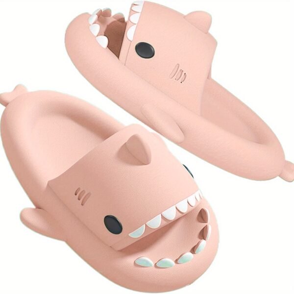 Cartoon Shark Non-slip Slides Slippers, Lightweight Quick Drying Slides For Men Women, Slippers For Indoor Outdoor Beach Shower House Shoes - Image 41