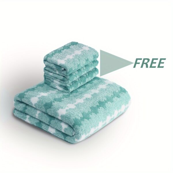1pc Extra Large Bath Towel for Woman Ultra Soft Ultra Absorbent Quick Drying, Wash Cloths - Image 7