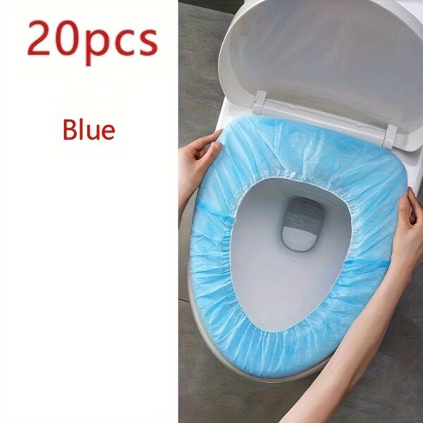10/20PCS Disposable Toilet Seat Cover, Portable Toilet Seat Cover For Business Travel, Essential Travel Accessories For Airplanes And Camping, Bathroom Accessories, Toiletries, Teen Gifts - Image 9