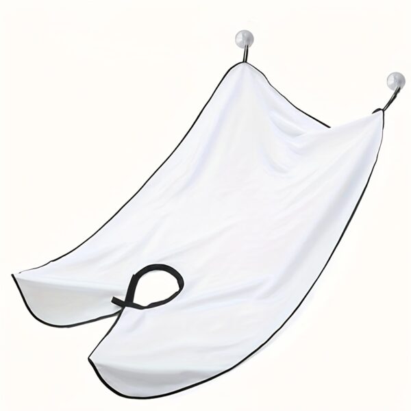 1pc Men's Home Beard Scraping Extra Wide Tie, Suction Cup Shape Shaving Bib, Ideal choice for Gifts - Image 8
