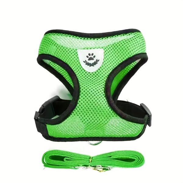 Reflective Pet Harness And Leash Set For Dogs And Cats, Adjustable Puppy Cat Vest Harness With Soft Mesh - Image 11
