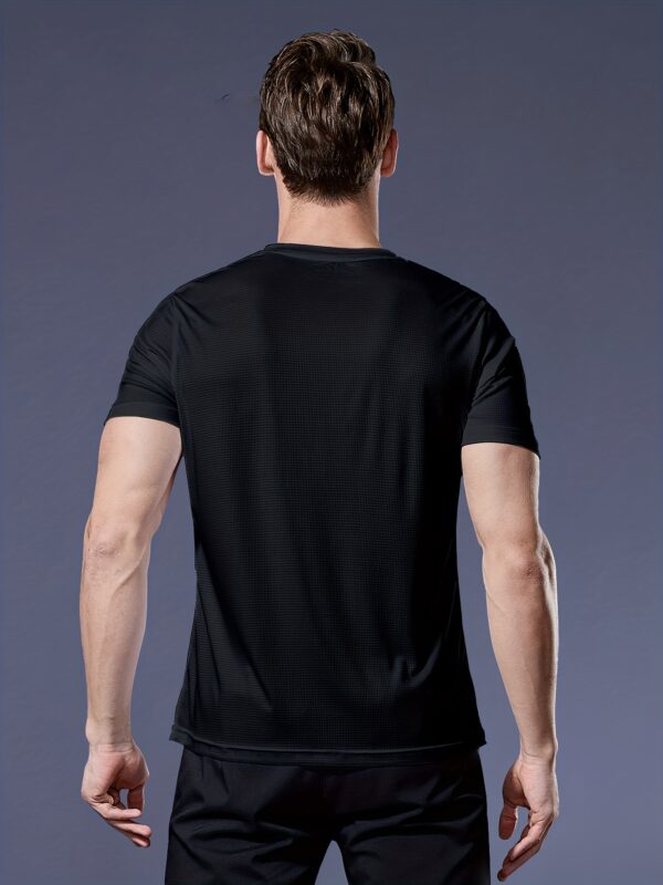 Men's Ultra-Light, Quick-Dry Sports T-Shirt - Breathable, Stretch-Fit for Running & Gym; Durable Everyday Wear - Image 8