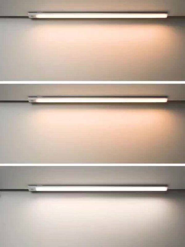 1pc Wireless LED Under Cabinet Light with Motion Sensor, Ultra-Thin Magnetic Strip, USB Rechargeable, PVC Lamp Body, Indoor LED Lighting for Kitchen, Stairs, Hallway, Wardrobes - Ideal for Christmas & Thanksgiving Gifts - Image 13