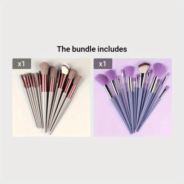 13 Pcs Soft Makeup Brush, For Foundation Blending, Eye Shadow Application, Kabuki Blending Beauty Tools - Image 13