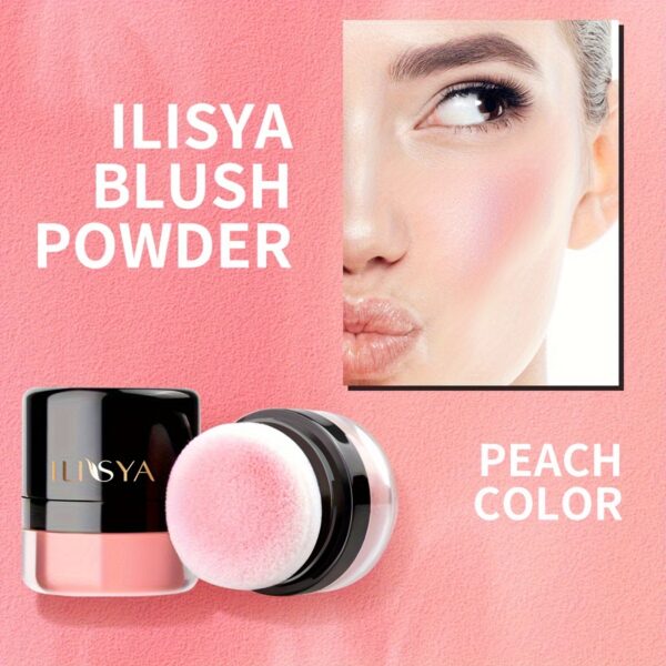 Nourishing Hydrating Blush - Radiant Complexion Boost with Natural-looking Nude Makeup - Ergonomic Mushroom Head Brush for Effortless Contour and Highlight Integration - Image 8