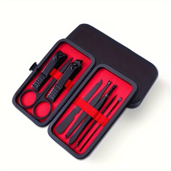 Nail Clippers Manicure Tool Set, With Portable Travel Case, Cuticle Nippers And Cutter Kit, Professional Nail Clippers Pedicure Kit, Grooming Kit For Travel - Image 5