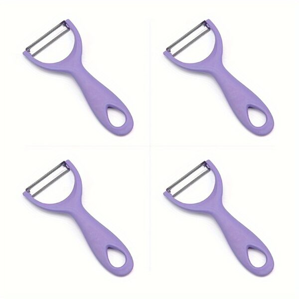 Stainless Steel Peeler, Ergonomic Handle, Easy Grip, Durable Kitchen Tool, Food-Safe Polypropylene Body, for Potatoes, Cabbage, Melons, Dishwasher Safe - Image 12
