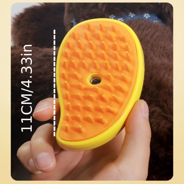 USB Rechargeable Self-Cleaning Electric Cat Grooming Brush - Steam Massage Comb for Cats & Dogs, Removes Tangles and Loose Fur - Image 5