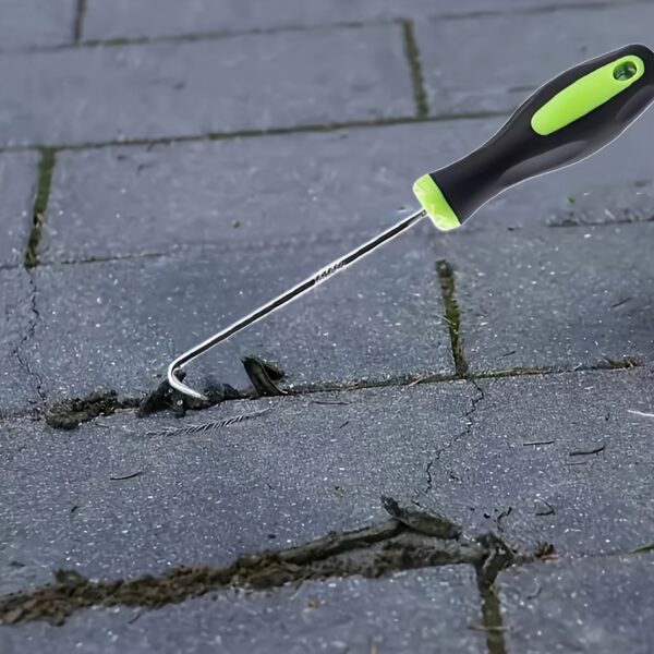 Heavy-Duty Metal Weed Puller Tool, Durable Garden Weed Remover for Pathway and Lawn, No Battery Required, Outdoor Weed Removal Accessory - Image 4