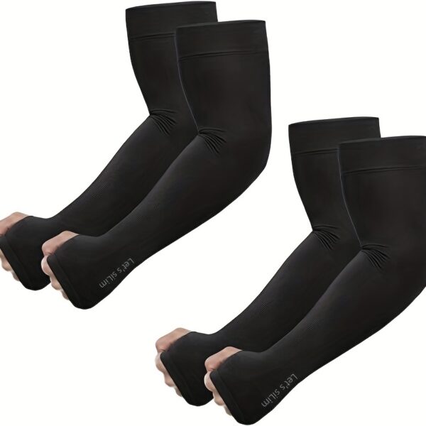 2/3 Pairs Arm Cooling Sleeves UV Sun Protection Arm Sleeves For Men Women Cycling, Driving, Outdoor Sports, Golf, Basketball Sleeves To Cover Arm - Image 2