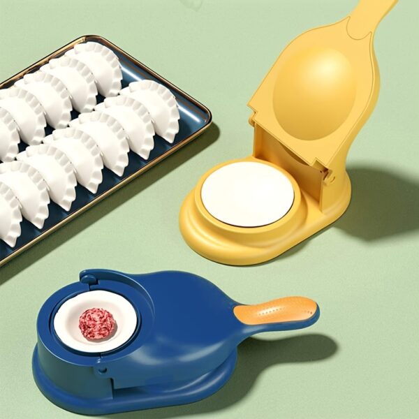 1pc, 2in1, Dumpling Skin Maker, Creative Dumpling Maker, Kitchen DIY Dumpling Maker, Manual Tortilla Maker, Dumpling Moulds For Dumpling Skin, Dough Presser, Dumpling Presser, Kitchen Stuff, Kitchen Gadgets Kitchen Accessories - Image 3