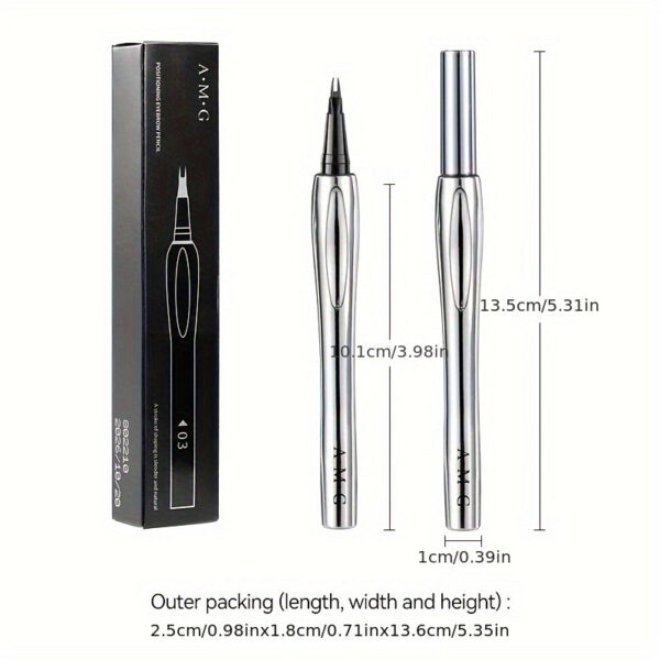 A.M.G Waterproof Eyebrow Pencil - Sweat-Proof, Long-Lasting Natural Look, Multi-Use for All Skin Types - Image 8