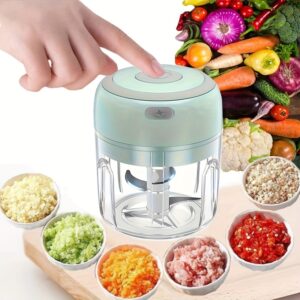 1pc, 250ml Capacity, USB Rechargeable Cooking Machine, Kitchen Garlic Mixer, Small Automatic Cooking Machine, Multi Scene Use Tools, Various Colors, Kitchen Supplies