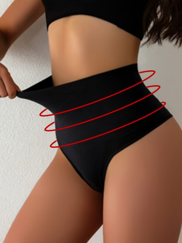 Seamless High-Waist Shaper Panties - Breathable Comfort, Firm Tummy Control - Essential Womens Shapewear for Daily Wear - Image 11