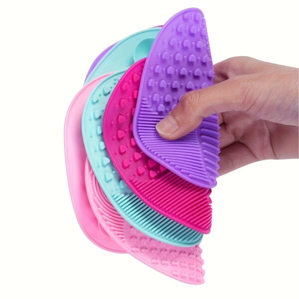 Silicone Apple Scrub Pad With Suction Cup Silicone Scrub Pad Beauty Tool Scrub Pad Makeup Brush Cleaning Pad - Image 14
