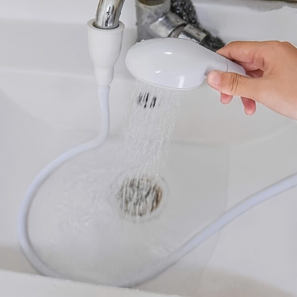 1pc Faucet Washing Hair Shower Pet Cat Dog Bath Faucet Sprayer, Multi-purpose Faucet, Shower Spray Head Convenient Easy Installation - Image 3
