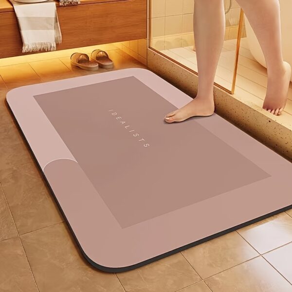 Super Absorbent Diatom Mud Bathroom Mat - Quick-Drying, Non-Slip Water-Absorbing Floor Mat, Soft And Comfortable, Suitable for Bathrooms, Showers, Laundry Rooms, Bedrooms, Living Rooms, Door Mats, Kitchen Mats, Machine Washable, Hand Washable. - Image 11