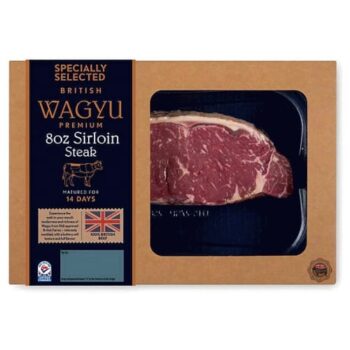 100% British Beef Wagyu Sirloin Steak