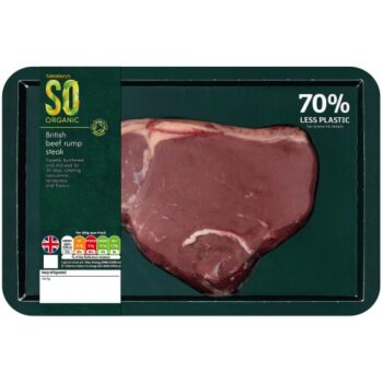 30 Days Matured British Beef Rump Steak Organic (225g)