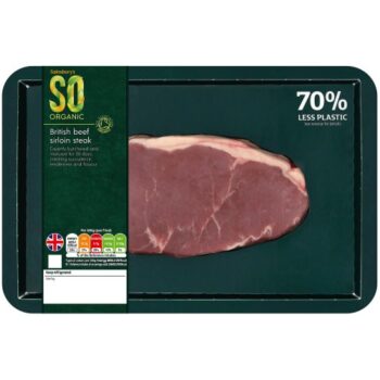 30 Days Matured British Beef Sirloin Steak - Organic (225g)