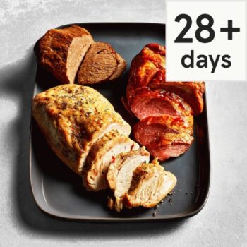 52. Tesco Slow Cooked Turkey Gammon & Beef Roasting Trio (Serves 4)
