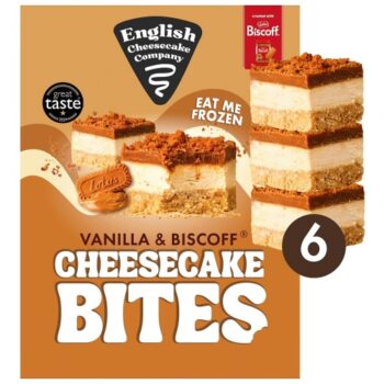 6 Vanilla With Lotus Cheesecake Bite (210g)