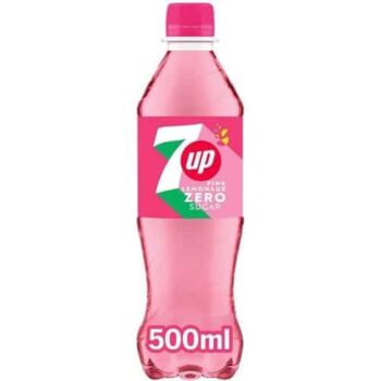 7UP Zero Sugar Pink Lemonade Bottle (500ml)