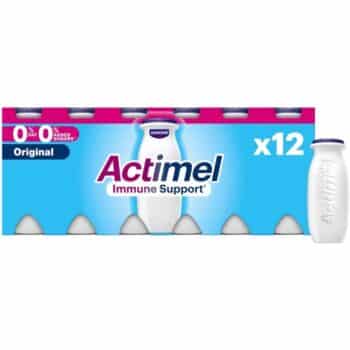 Actimel Original 0% Added Sugar Fat Free Yogurt Drink (12 x 100g)