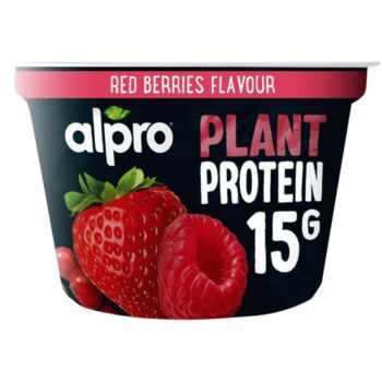 Alpro High Protein Red Berries Dairy Free Soya Yoghurt Alternative (200g)